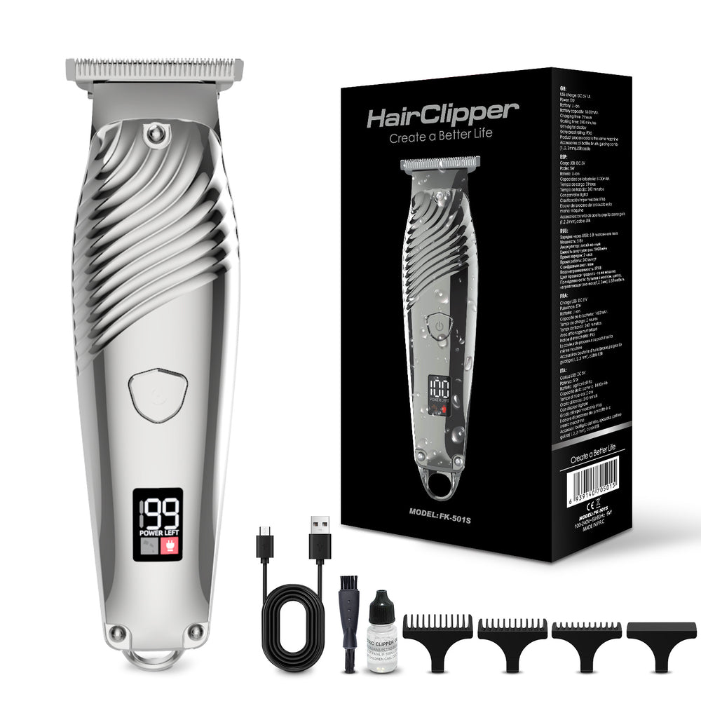Household electric hair clipper, shaving and carving, household hair clipper, electric shaving, full body washing, hairdressing, hair clipper charging