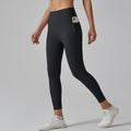 High-waisted, barely-there yoga pants for women. seamless, quick-drying, compression leggings with pockets, perfect for running, fitness, and sculpting your figure. brushed fabric for extra comfort. ideal for yoga and other workouts