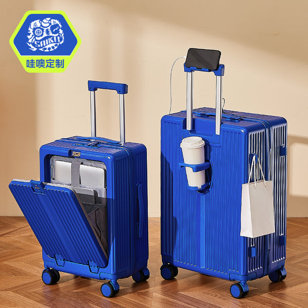 Wow, customize a starting gift, OEM suitcase 20-inch boarding case 26-inch silent trolley case, suitcase.