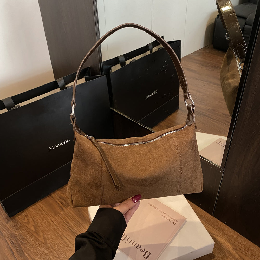 retro bag women's bag new arrival maillard color frosted easiest for match armpit bag casualclassy sense shoulder bag