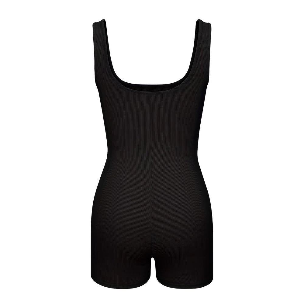 Amazon cross-border new jumpsuit women's sexy off-shoulder backless pure color jumpsuit tight fashionexport