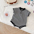 Baby onesies: cute short-sleeve rompers for newborns and infants - summer striped bodysuits for boys and girls