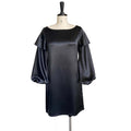 D3075 independent station  cross-border spring/summer new arrival solid color puff sleeve loose casual plus size european and american style dress