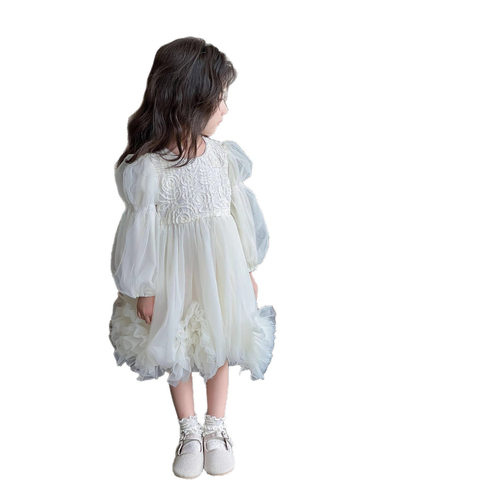 Girls' dress -  autumn new arrival: stunning extra-full pink tulle tutu dress, perfect for first birthday celebrations and princess outfits