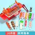 Kids pretend play bbq skewer kitchen toy set - breakfast food playset for girls, cooking & bbq for boys & girls, wholesale
