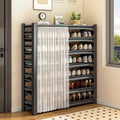 Floor stand, shoe rack accessories, dust-proof curtain, gauze curtain, for home shelf, wardrobe, punch-free simple dust-proof cover