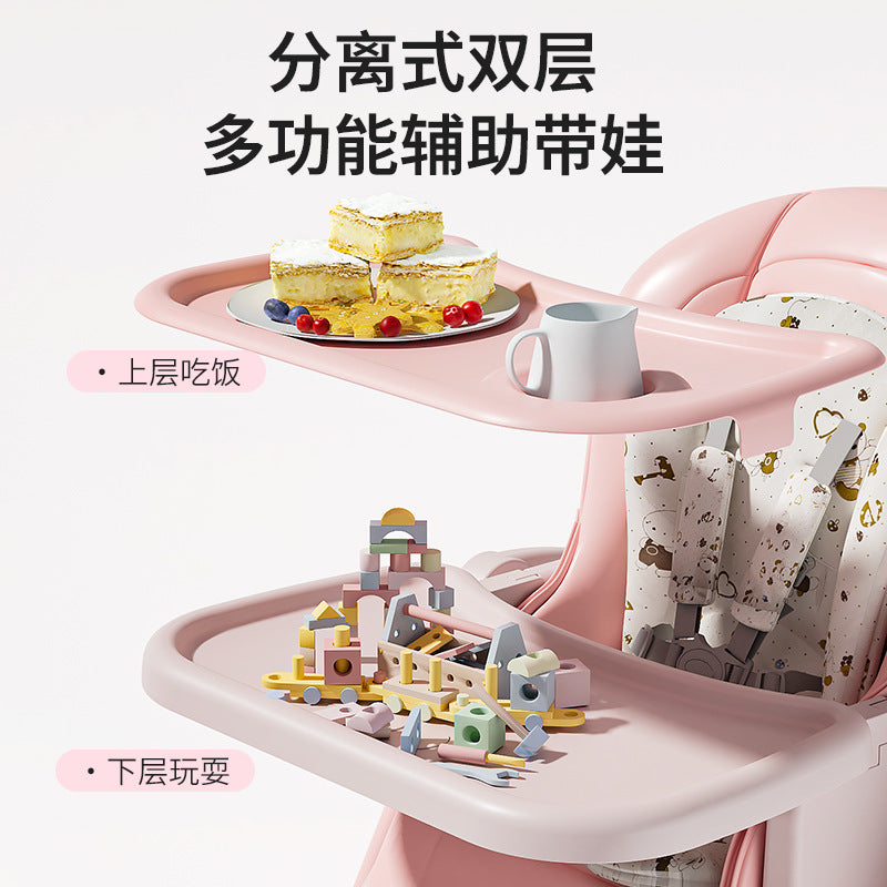 Baby Portable Multifunctional Chair Foldable Household Baby Dining Chair Baby Dining Table Chair Children's Dining Seat Free Shipping