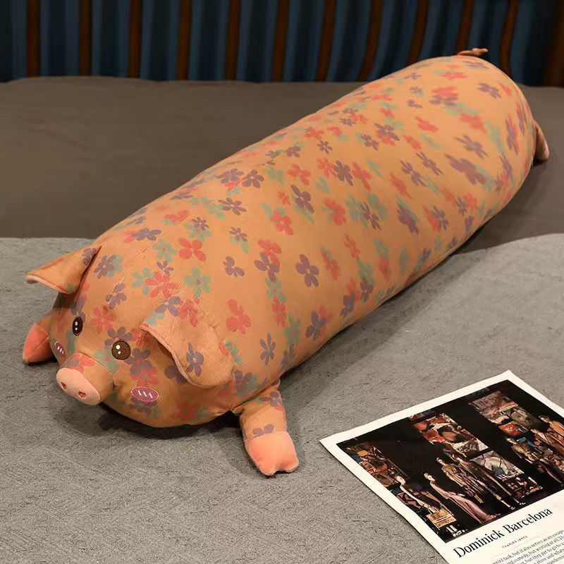 Three-layer pig jacquard bench girl sleeping bed leg clamp pregnant woman side sleeping pillow bedroom cushion bedside cushion
