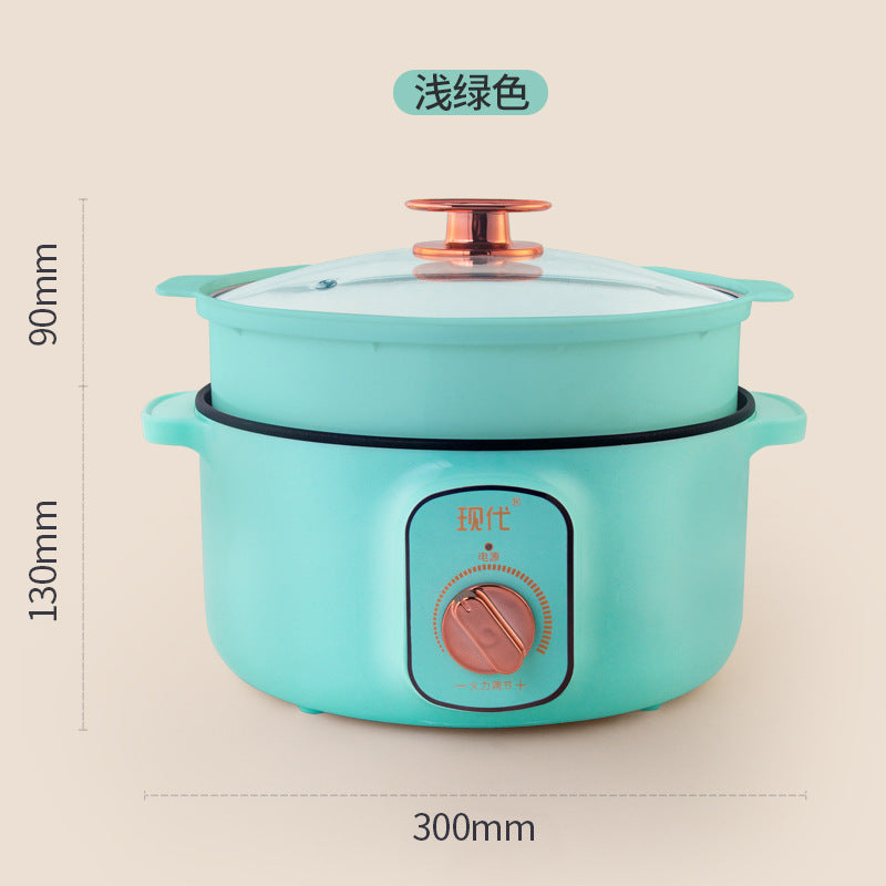 Modern 3.5l electric cooking pot - multifunctional all-in-one electric stir-fry, boiling, noodle cooking, stir-frying, electric hot pot - small electric pot - dropshipping available