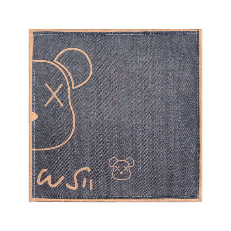 Cartoon cute ice silk seat cushion, car seat cushion, universal in all seasons, summer office seat cushion, work chair non-slip cushion