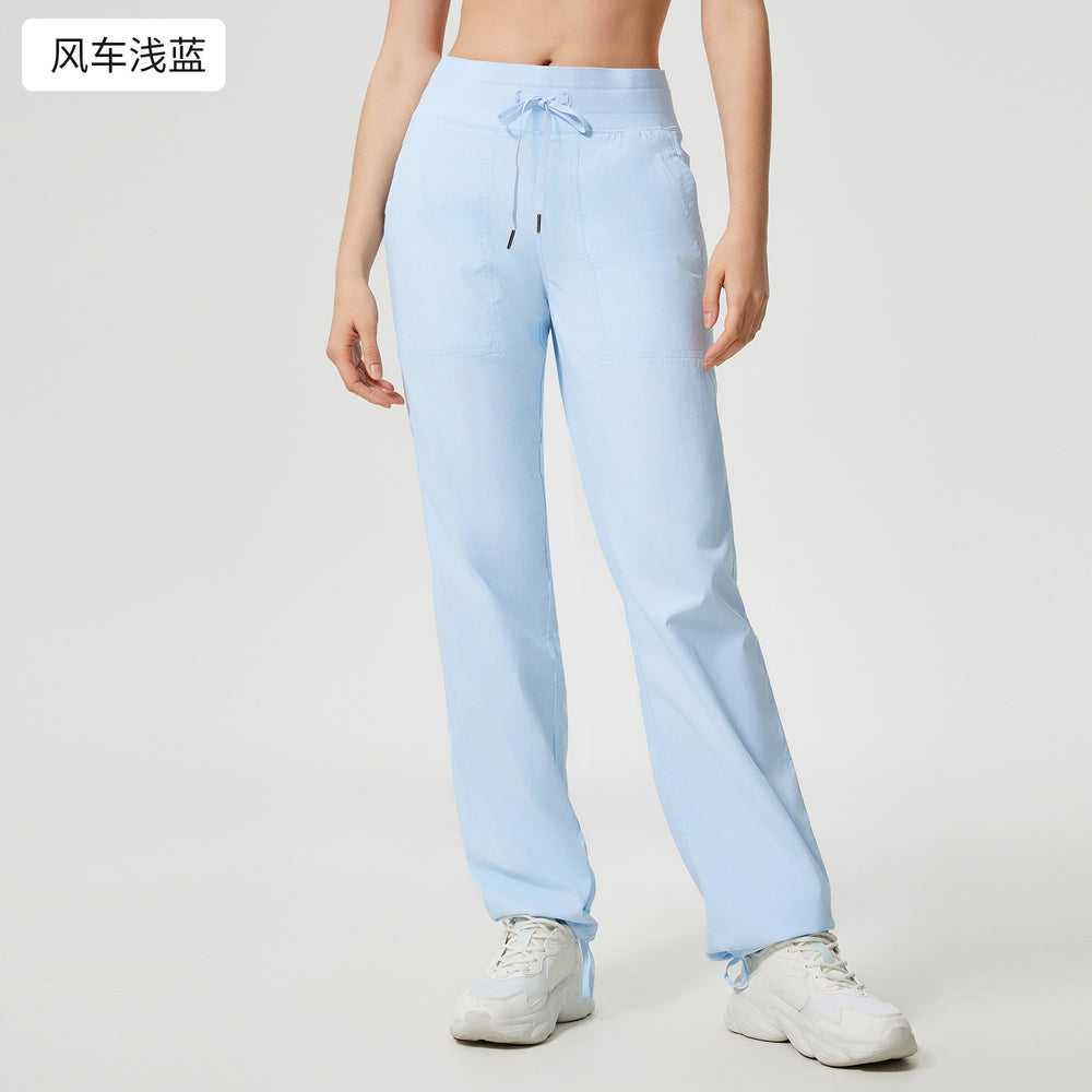 Women's active pants - casual, commute, running, fitness - loose fit, versatile straight leg, quick-dry, breathable - dss071