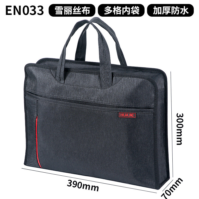 File bag a4 portable storage bag office bag classic simple cloth document data storage bag business bag