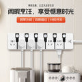 For home plug-in board with cable student dormitory plug-in multi-function socket panel usb fast charging multi-hole slot cable board