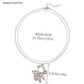 Wholesale disco sweater chains, european and american cross-border jewelry, astronaut stainless steel necklaces, unisex versatile chokers