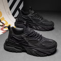 2025 new summer breathable men's shoes height increasing samurai dad shoes chunky sole mesh casual sports trendy sneakers