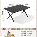 Outdoor folding table egg roll table and chair set portable table beach camping table and chair picnic dining table folding chair no