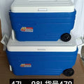 Big export-grade large capacity push-pull collapsible insulated food warmer box with insulated cutlery set