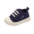 Kids' canvas shoes - breathable spring/autumn fashion sneakers for boys and girls - anti-slip velcro closure, soft sole