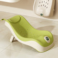Baby temperature-sensitive bath bed, height-adjustable bathroom recliner, foldable bath support for children's bathtubs