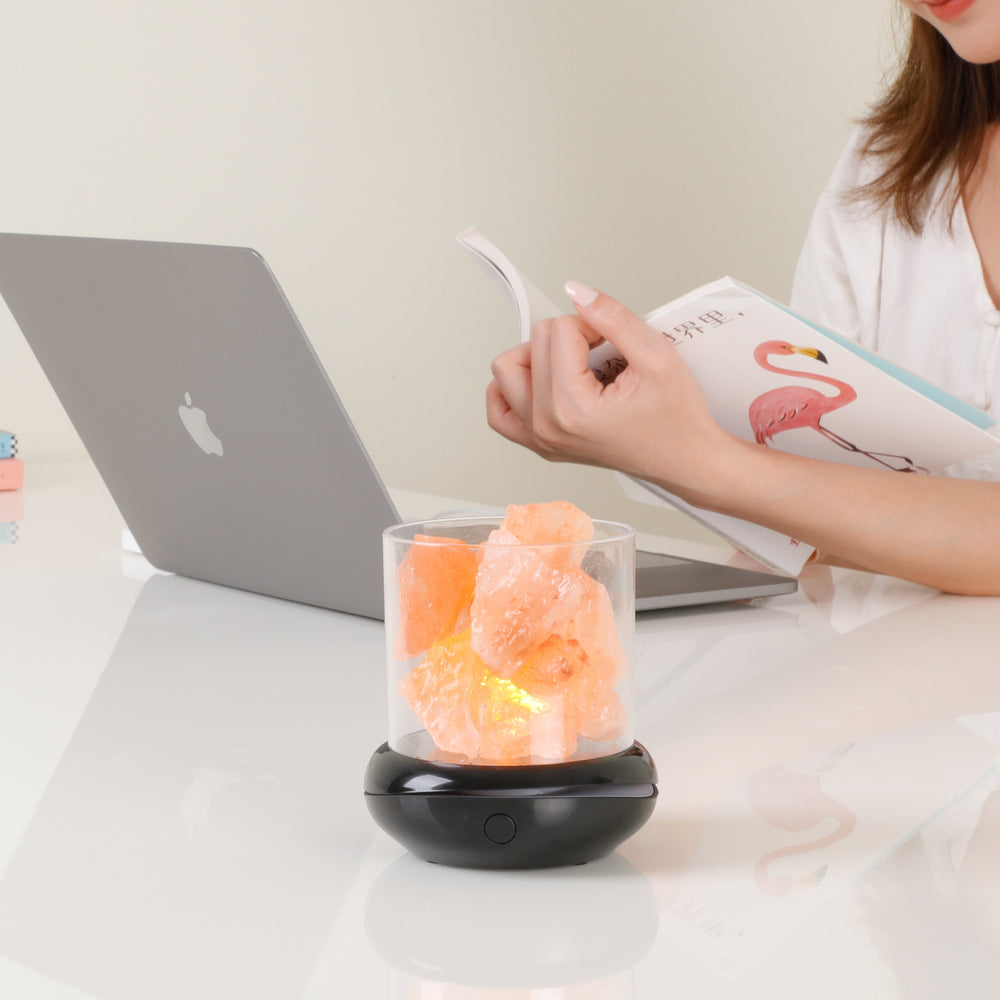 Amazon bestseller: negative ion aroma diffuser lamp - usb powered, color-changing himalayan salt lamp for home & bedroom - cross-border gift item
