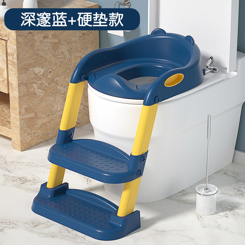 Kids toilet toilet stair type boy girl baby ladder foldable rack cover toilet seat child for home