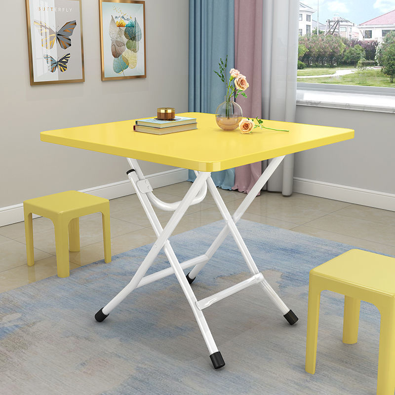 Folding table, folding dining table, simple for home, small table for eating, rental house, stall, casual small apartment dining table