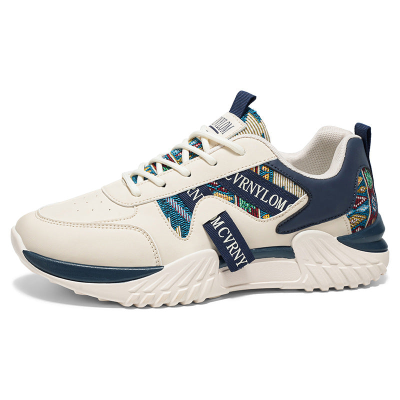 Men's shoes 2026 summer new breathable casual outdoor running dad shoes height increasing thick sole height increasing easiest for match sports shoes