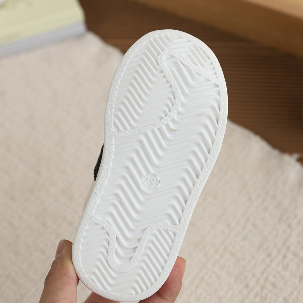 Boys' fashion sneakers - new spring/autumn collection - versatile shell toe white shoes for kids - breathable running shoes for girls