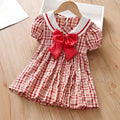 Girls' summer dress  new floral print mesh princess dress for toddler and little girls