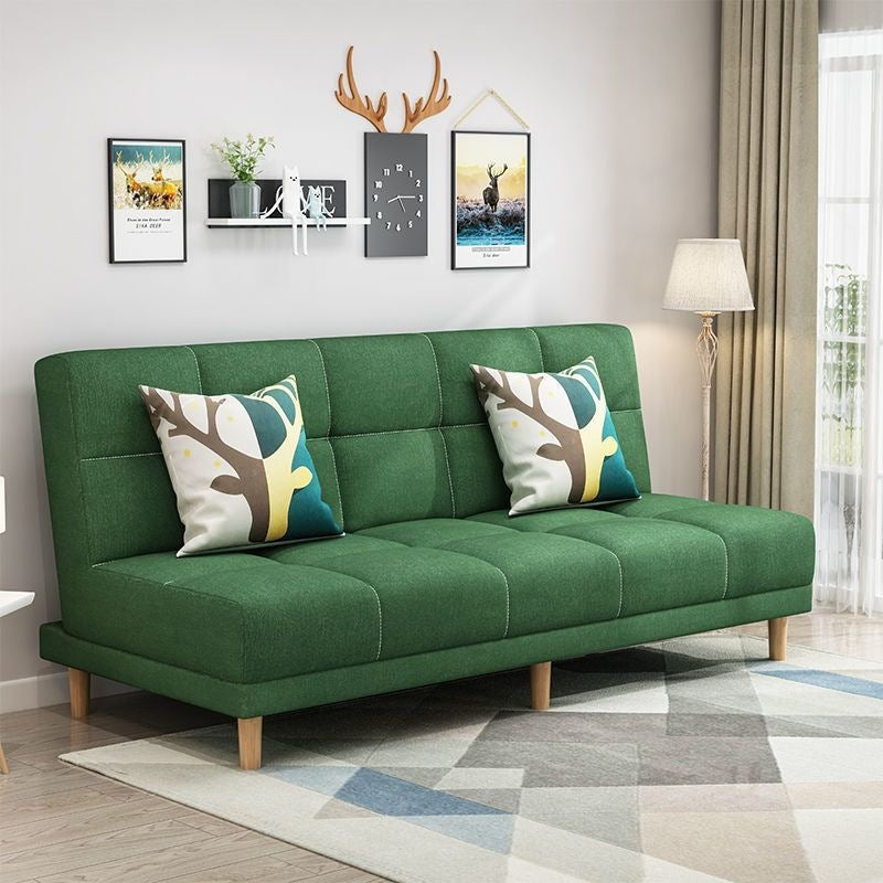 Modern chaise l-shaped sofa bed for small apartments - ready to ship, convertible two-in-one, double folding bed