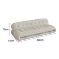 Sofa wabi-sabi style creative lazy sofa for home living room cashmere steel teeth bedroom hippopotamus single sofa chair