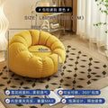 Lazy sofa can lie down and lie down pumpkin cream bedroom balcony single small sofa casualplaid tatami seat