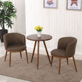 Nordic faux solid wood meeting table and chair set - modern minimalist chairs, creative casual round table, perfect for bubble tea and coffee shops