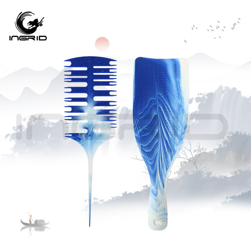 INGRID Blue and White Porcelain Highlighting Tool Series Hair Perm Baking Oil Care Dyeing Brush Highlighting Board Dyeing Cream Bowl