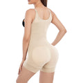 Four-breasted plus size suspender corset mesh waist shaping butt lift postpartum tummy control one-piece body shaping garment for women tight body shaping