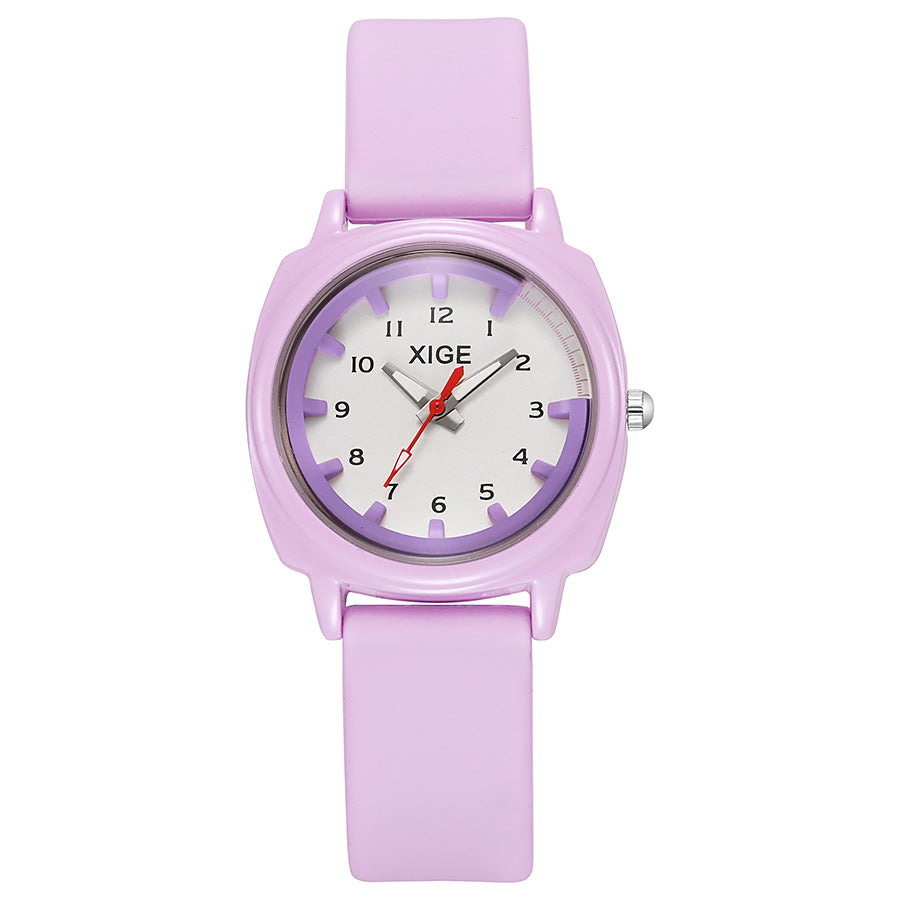 New korean style trendy waterproof watch - student, men's & women's ins college style retro literary couple quartz watch