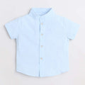 summer british style overalls boy's short-sleeve shirt & korean style pants set - cotton, wholesale for boys