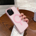 Suitable for iphone16pro mobile phone case 17 ultra-thin ice mist magnetic frosted transparent apple 15 all-inclusive protective case