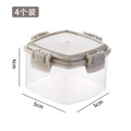 Four-piece seasoning set: transparent sauce dispenser bottles for outdoor bbq, kitchen spice jars, and condiment containers