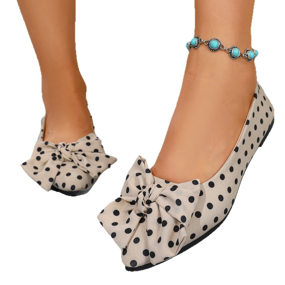 Export small fragrance wave point ballet flats women's new arrivalspringflatsflats mary jane evening shoes