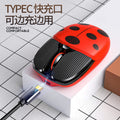 Silver carved a10 cartoon rechargeable wireless mouse - creative bluetooth office gaming mini silent computer accessory - private mold