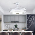 52inch invisible fan light ceiling fan light living room frequency conversion silent high wind bluetooth music fan light