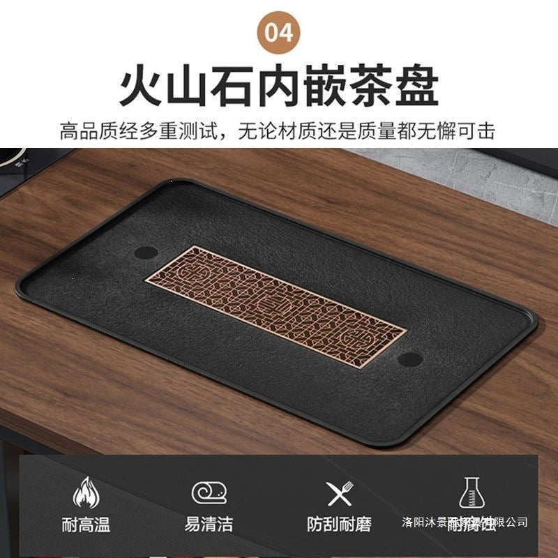 Tea table casual small apartment coffee table small tea table living room fully automatic simple tea making all-in-one table for home kung fu coffee table