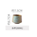 Japanese retrostylish bowls and plates hotel tableware combination kiln ceramic western dinner plate sushi plate steak plate suit