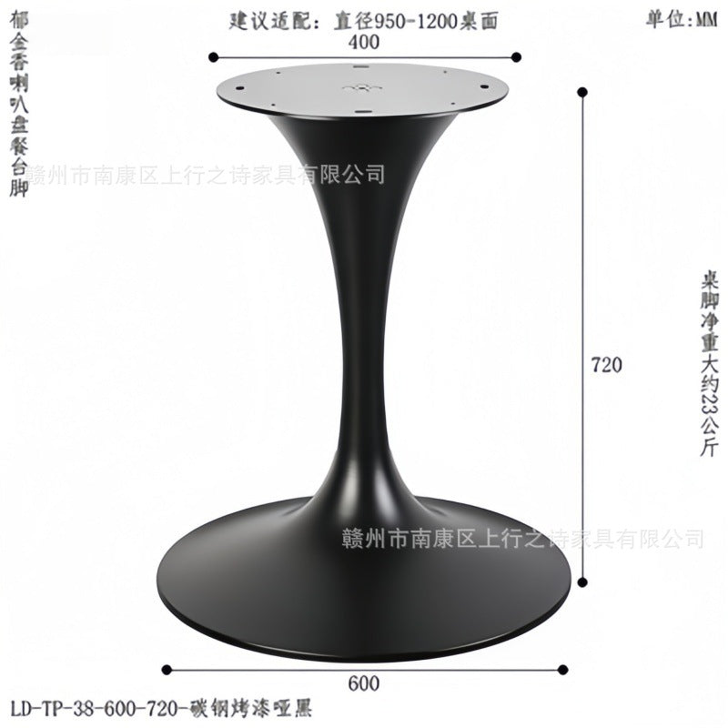Tulip stainless steel hardware side table hotel b&b project customized light luxury living room corner table factory wholesale