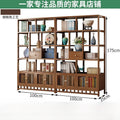 New chinoiserie bogu rack non-solid wood tea cabinet rack living room storage rack multi-layer display rack tea rack rack bamboo