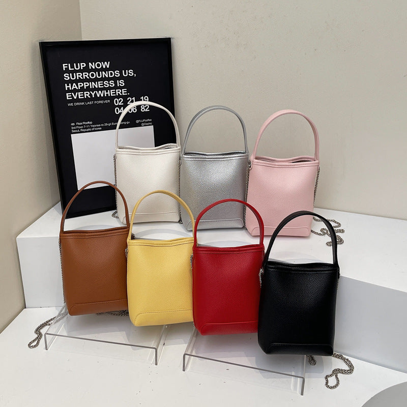 Cross-border mobile phone bag women's 2025 new fashion messenger bag Korean version mini shoulder bag Macaron simple bag