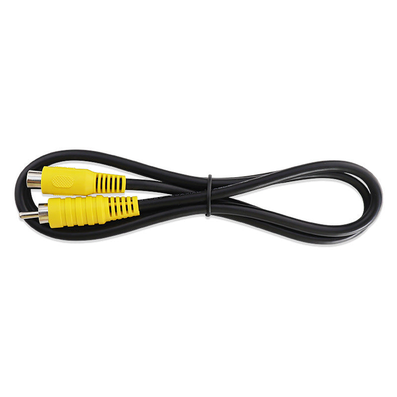 AV male to vowel video extension cable audio box subwoofer RCA lotus head male and female extension cable with shielding