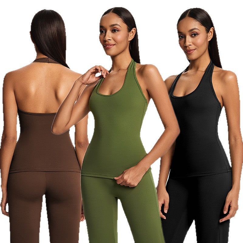 eco-friendly recycled fabric new sports bra women's outdoor casual yoga bra beautiful back fitness bra