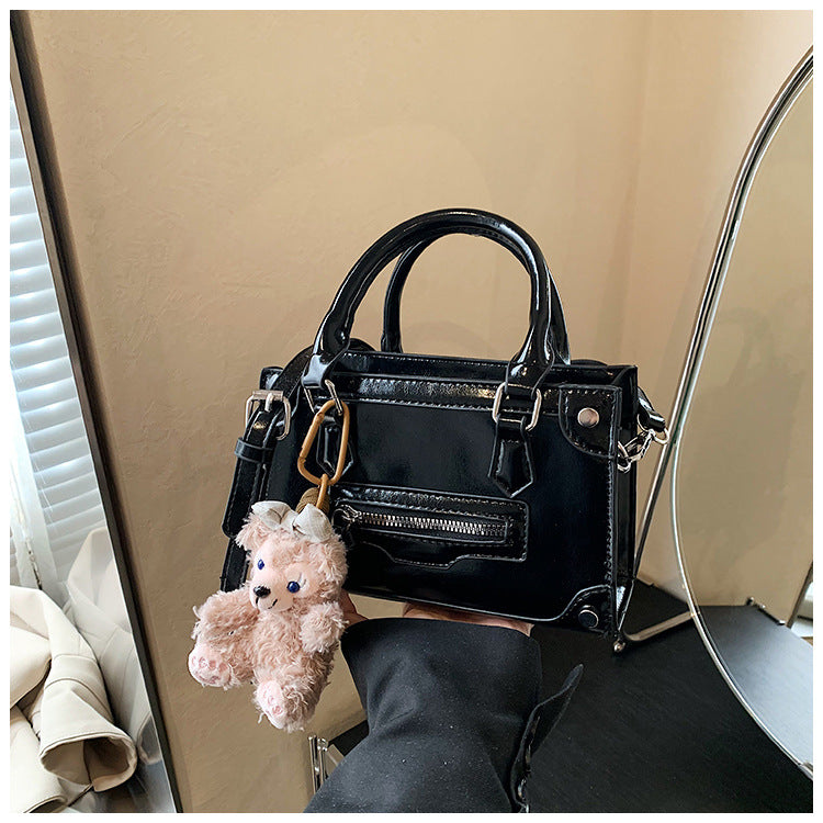 Cross-border high-end Korean version of hand-carried small square bag 2025 new fashion simple and versatile shoulder bag trendy oblique span bag